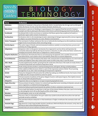 [7710f] *Download@ Biology Terminology: Speedy Study Guides (Student Companion Edition) - Speedy Publishing #PDF!